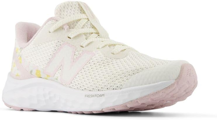 Кроссовки New Balance Unisex-Child Fresh Foam Arishi V4 с шнуровкой, розовый — фото 4
