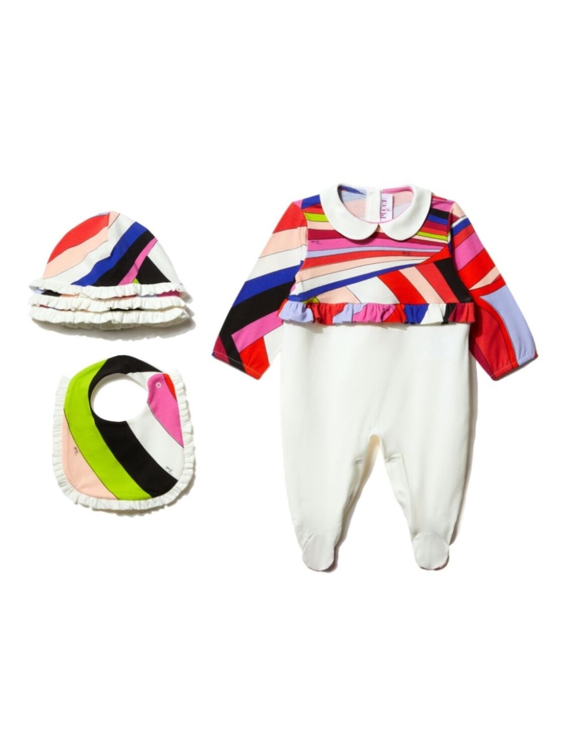 

PUCCI Junior комплект для новорожденного с принтом Iride, мультиколор