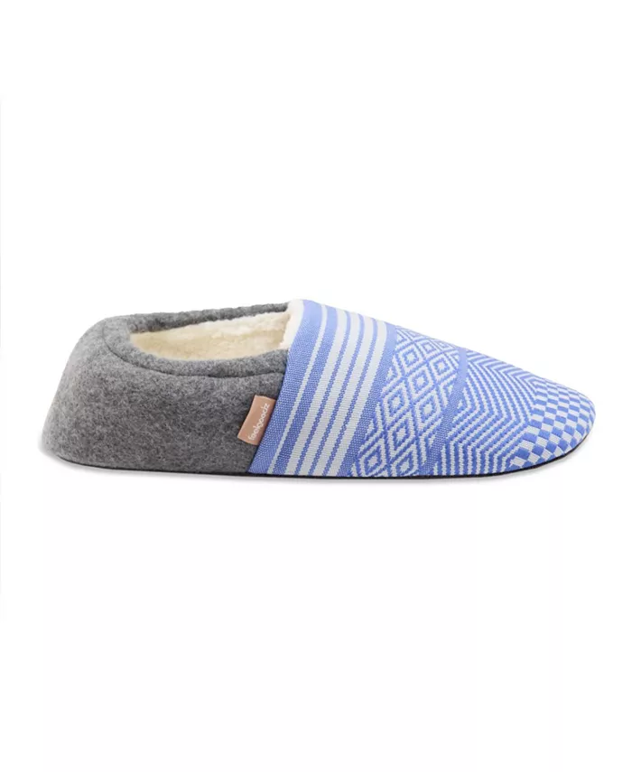 Женские тапочки Laidback Slipper ручной вязки для дома с закрытой пяткой Feelgoodz, синий — фото 2