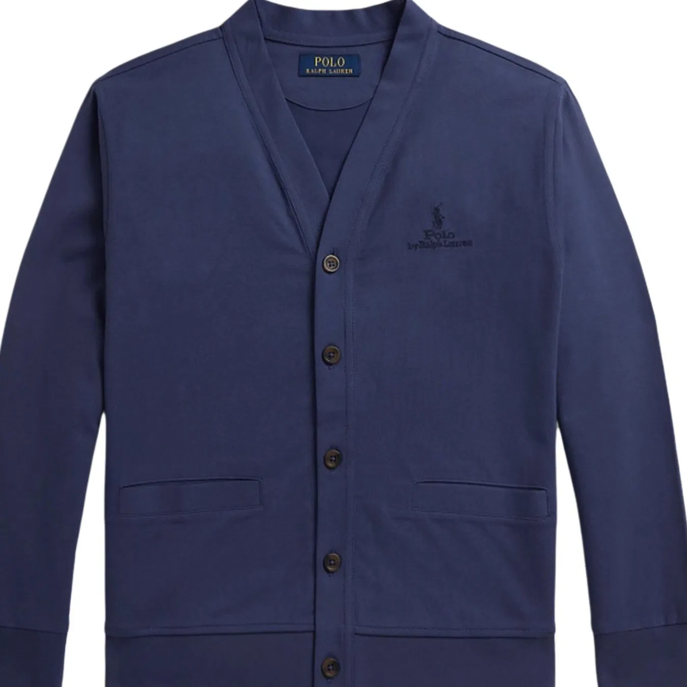 Свитер с вышивкой Big Pony для детей Polo Ralph Lauren синий — фото 4