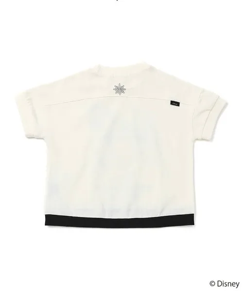 Футболка с классическим принтом Микки Мауса n.o.u.s Mickey Mouse off-white — фото 4