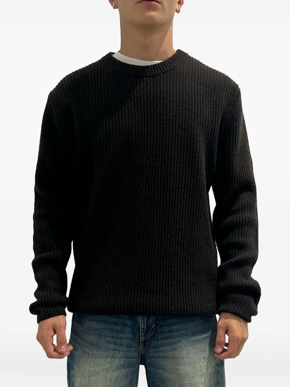 

Свитер с круглым вырезом Rayne 1896, коричневый