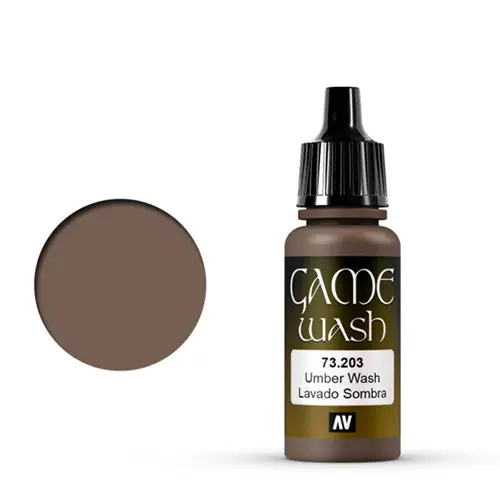 

Аксессуары Vallejo Vallejo Model Color Paint - Umber Wash (17ml)