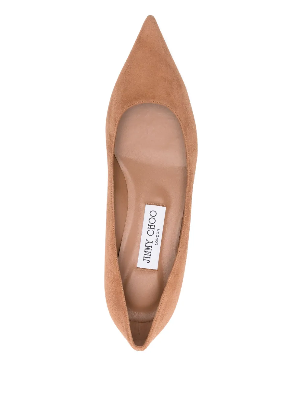 Туфли Amelia 40 с заостренным носком JIMMY CHOO, нейтральный — фото 4