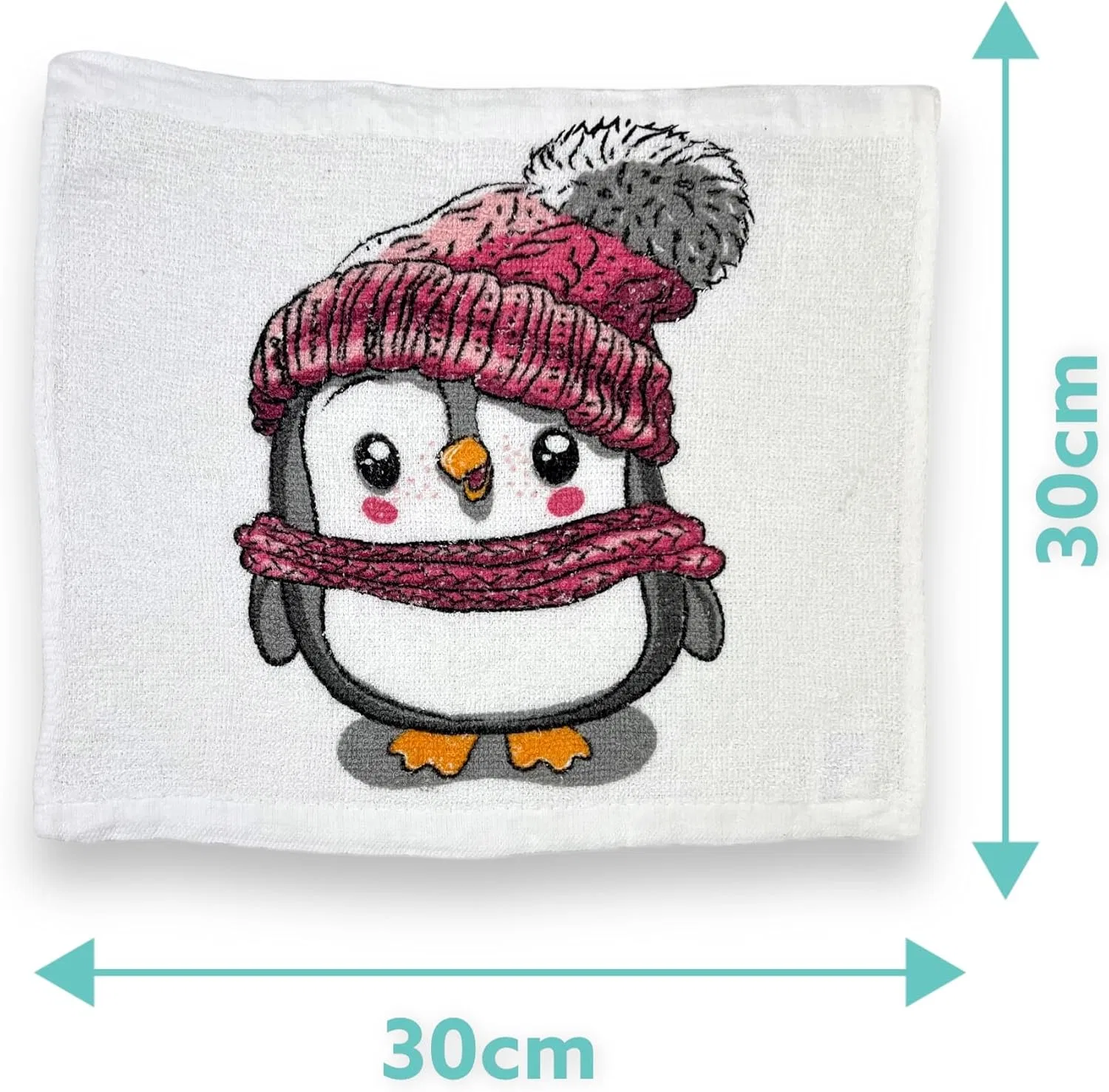 Набор волшебных полотенец-мочалок «Пингвины» Mik Funshopping, Set Of 4 Penguins — фото 3