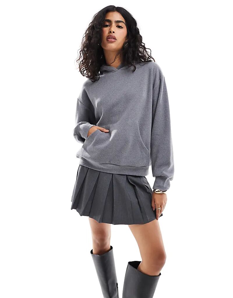 

Супермягкая толстовка оверсайз в угольном цвете ASOS DESIGN