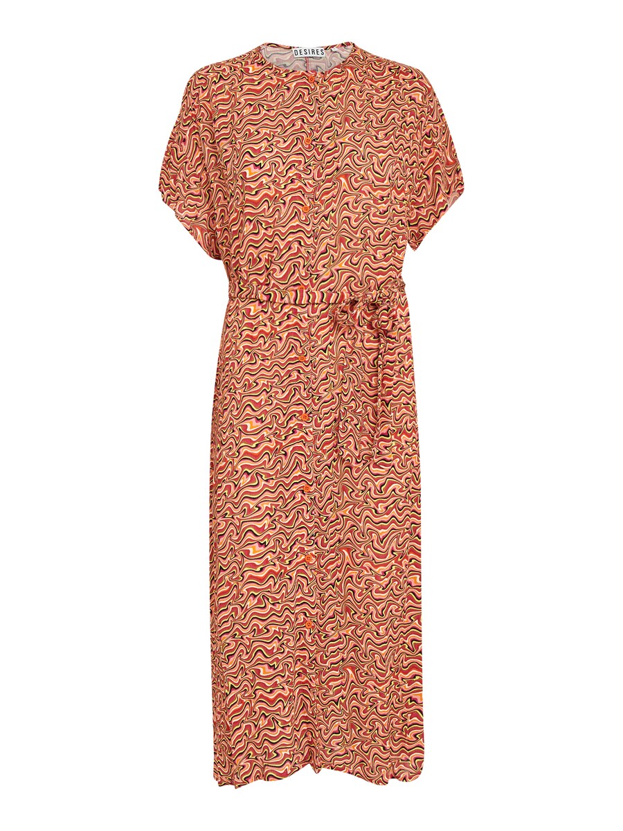 

Платье-рубашка DESIRES Bia, персиковый/темно-оранжевый