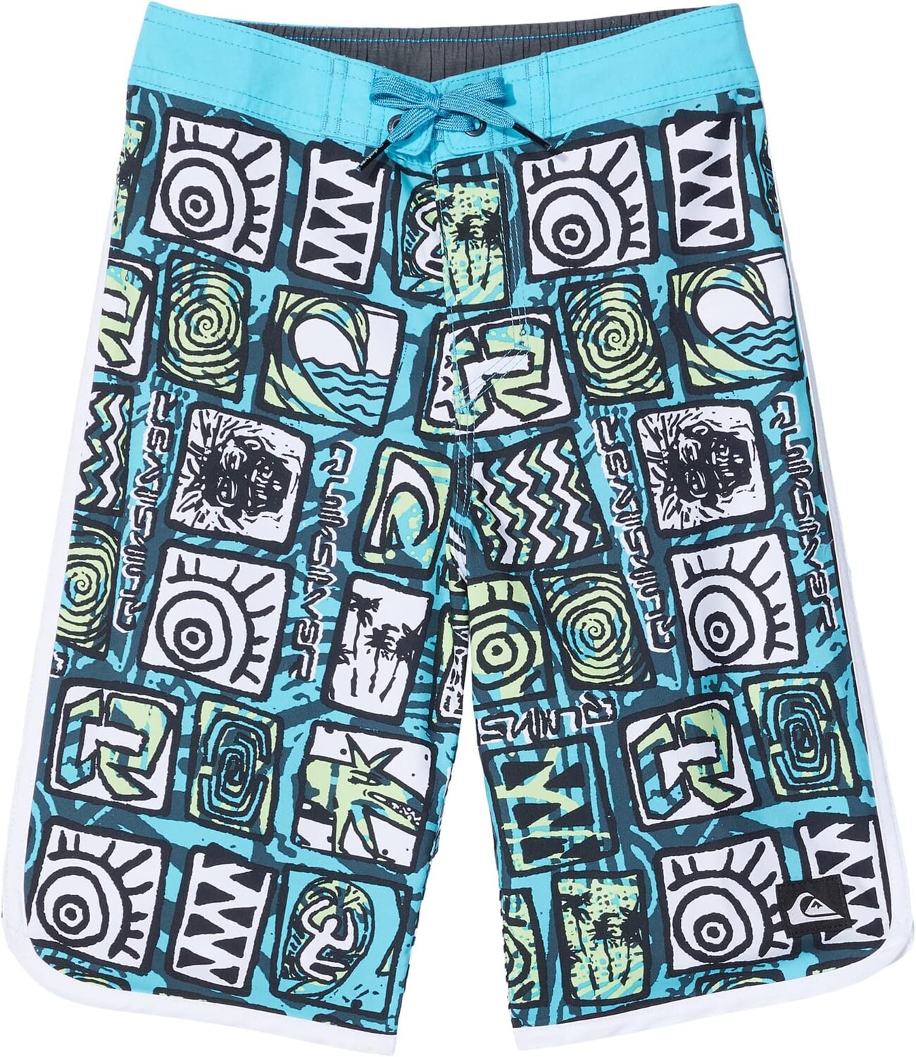 

Шорты для плавания Quiksilver Everyday Scallop 17" Boardshorts, цвет River Blue