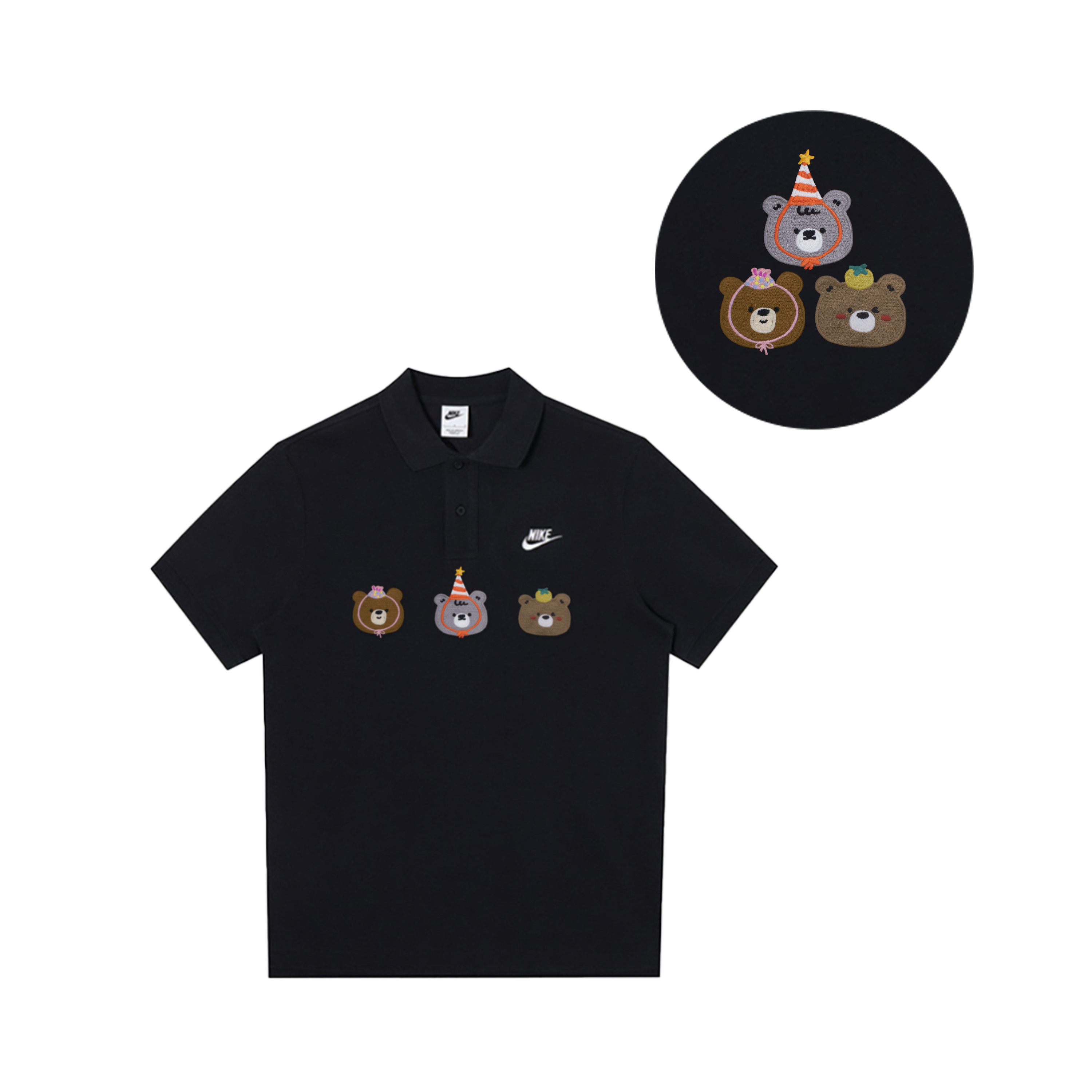 

Nike Спортивная поло мужская black, Черный, Nike Спортивная поло мужская black