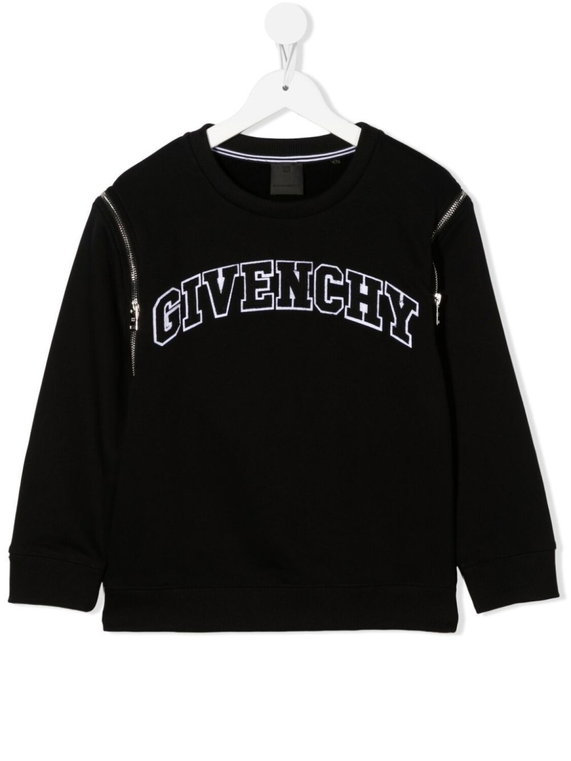 

Givenchy Kids джемпер с круглым вырезом и вышивкой, черный