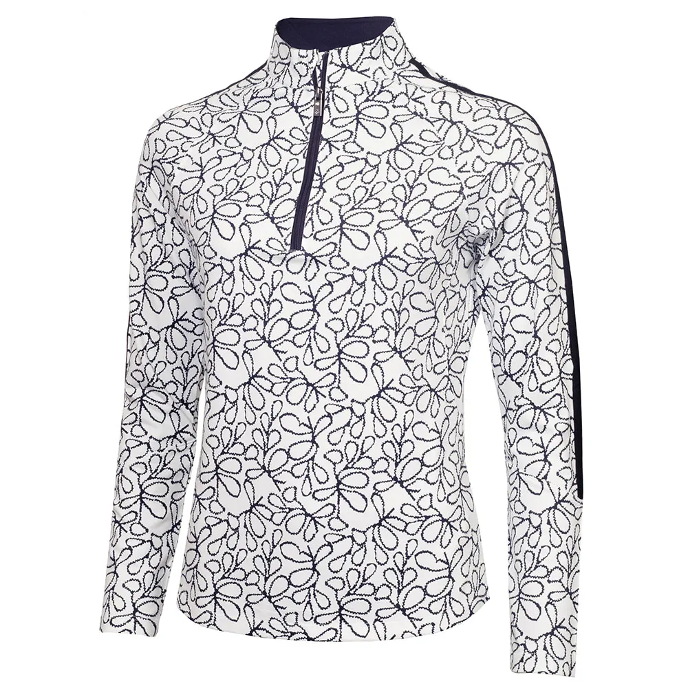 

Толстовка Green Lamb Mae half zip, белый