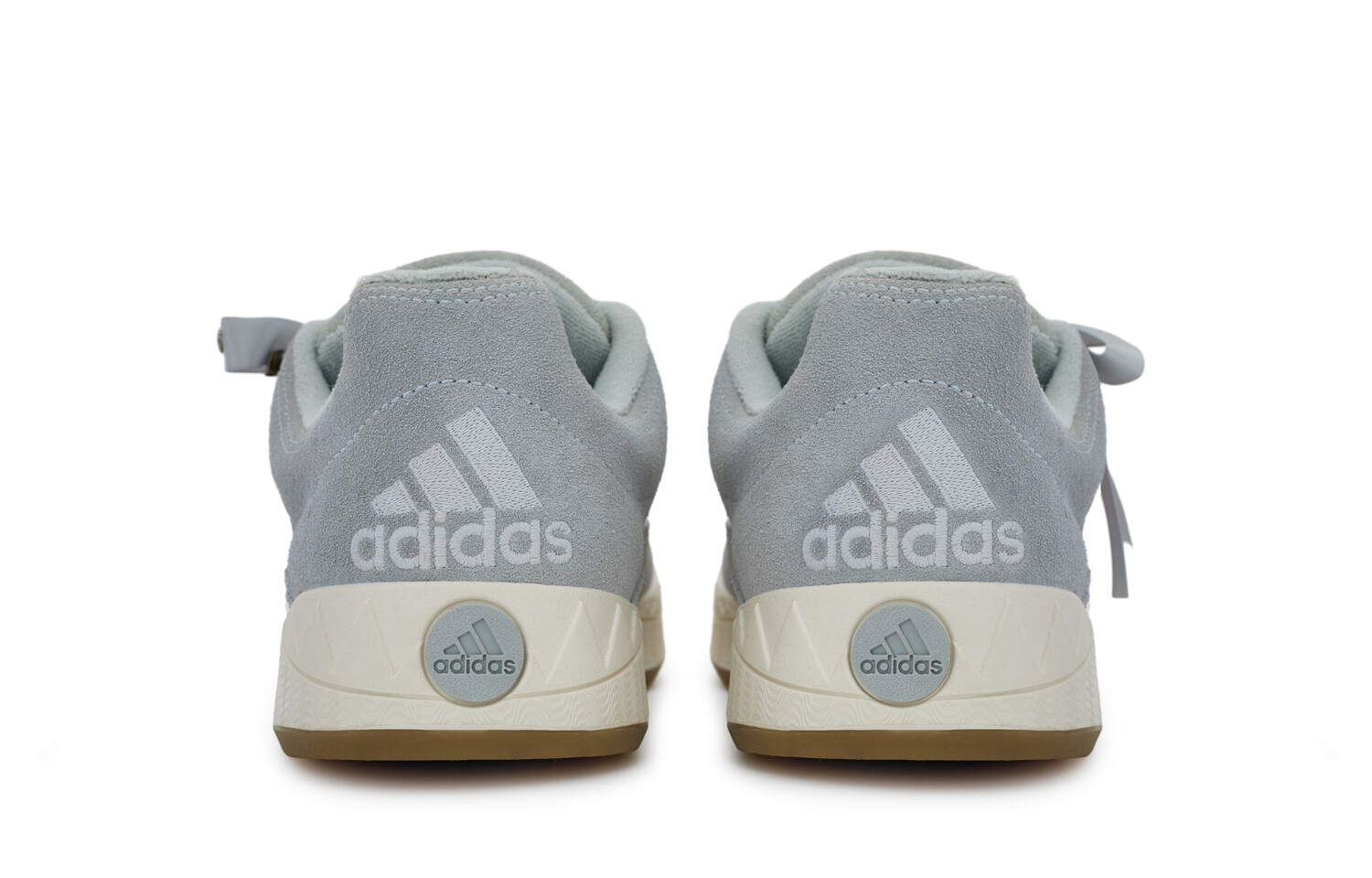 Скейтборд-кеды Adimatic унисекс с низким верхом розового цвета Adidas Originals, серый/розовый — фото 3