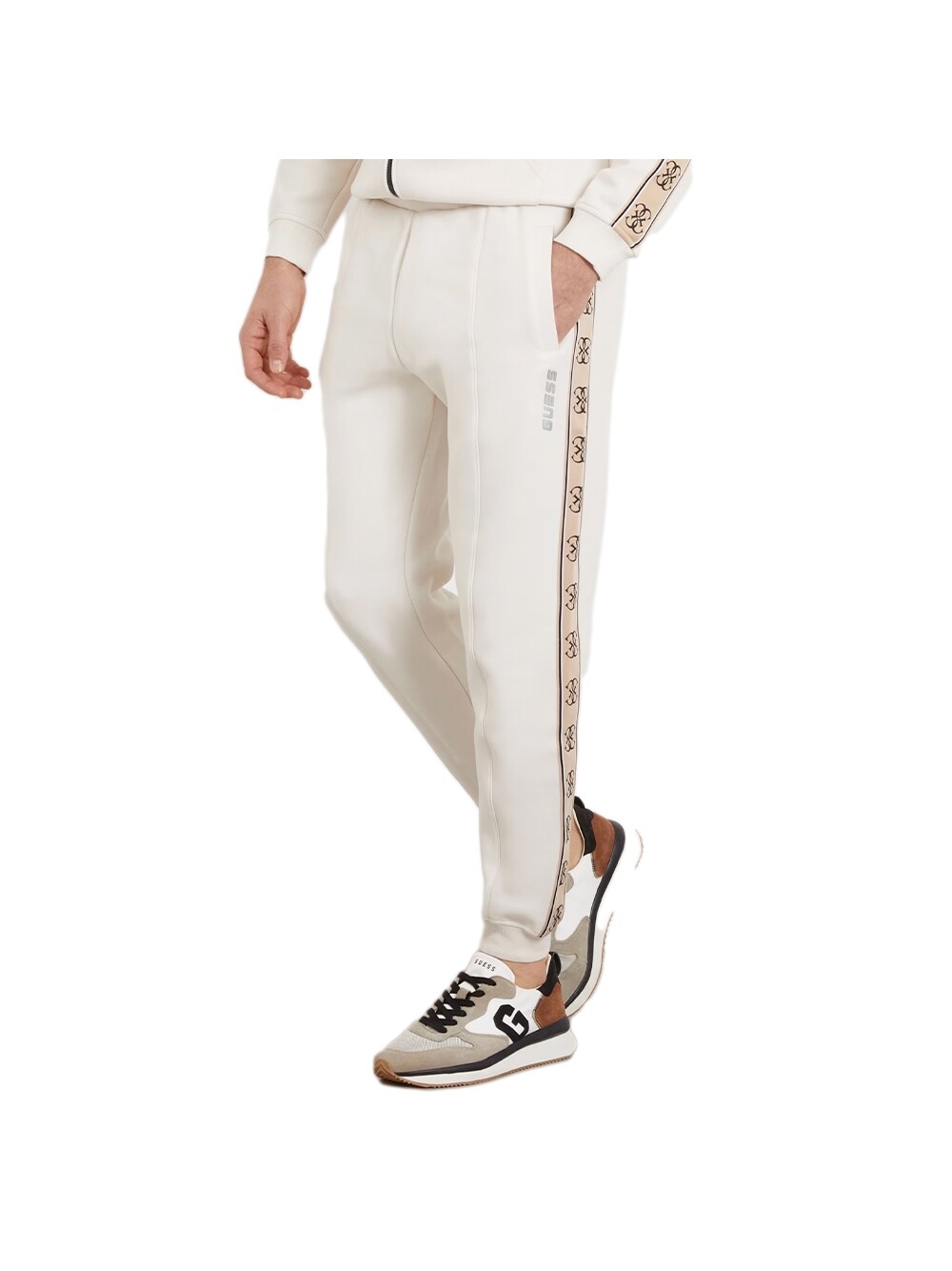 

Приглушенные спортивные штаны mickey для мужчин Guess, белый
