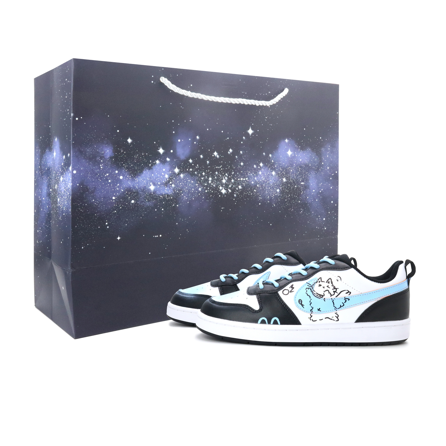 

Детские скейтерские кроссовки Court Borough для младших школьников Nike, белый