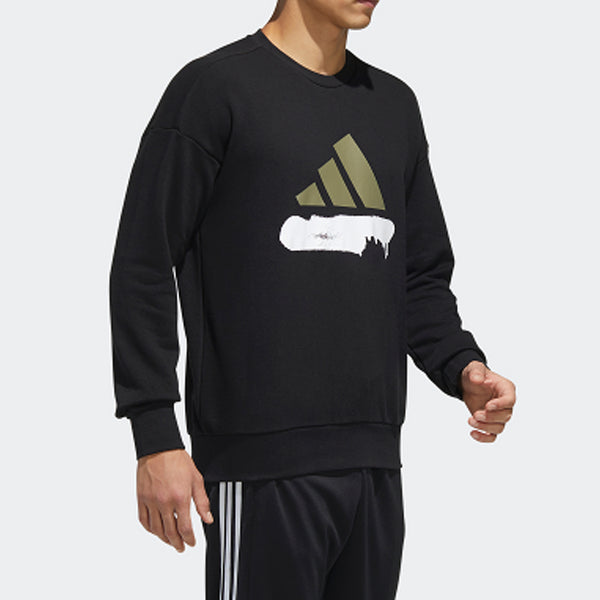Толстовка men's o2 swt bos sports stylish black Adidas, черный — фото 4
