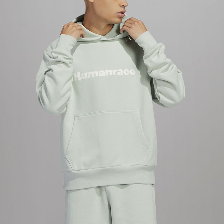 Толстовка Adidas X Pharrell Williams Basics Adidas Originals, зеленый — фото 4