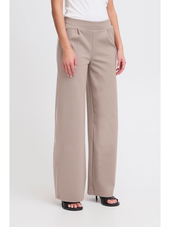 

Тканевые брюки ICHI Stoffhose IXKate 20123551 modische Stoffhose, серый