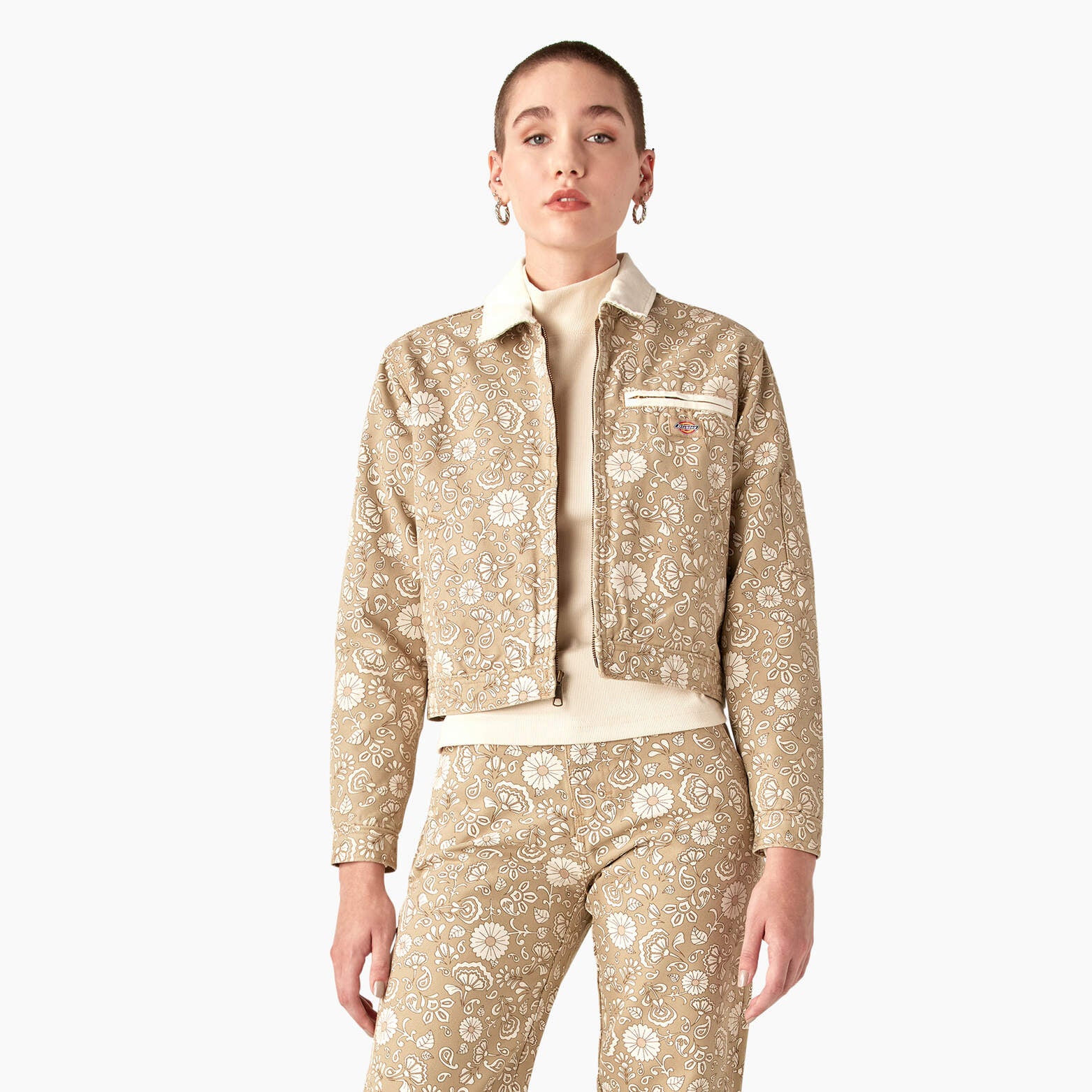 

Женская куртка Dickies Ellis Floral Duck Canvas, цвет light floral (fcg)