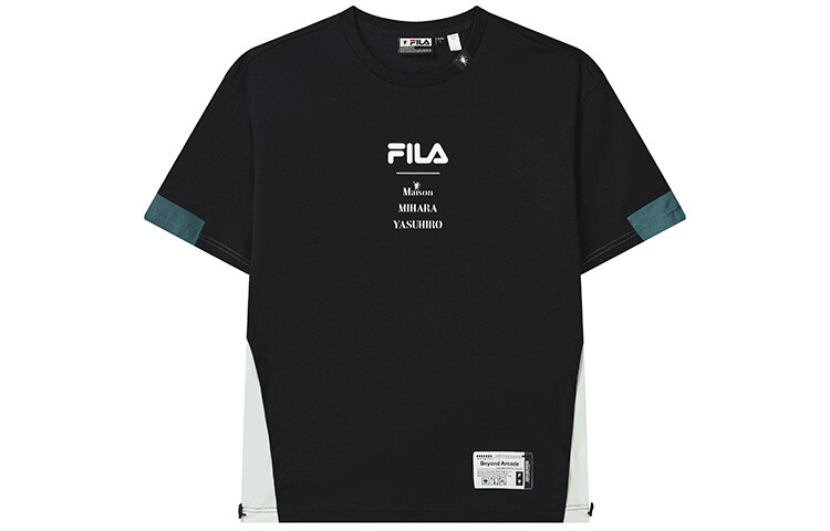 

Футболка мужская Mihara Yasuhiro X, цвет черный как смоль Fila, черный