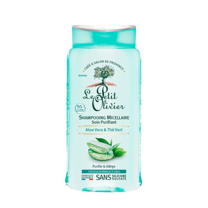 

Шампунь Champú Micelar con Aloe Vera y Té Verde Le Petit Olivier, 250 ml