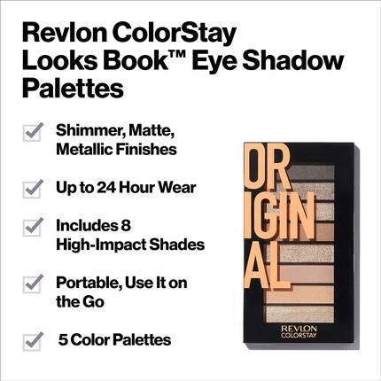 Палитра теней для век Professional Colorstay Looks Book № 900 3,4G, Revlon — фото 3