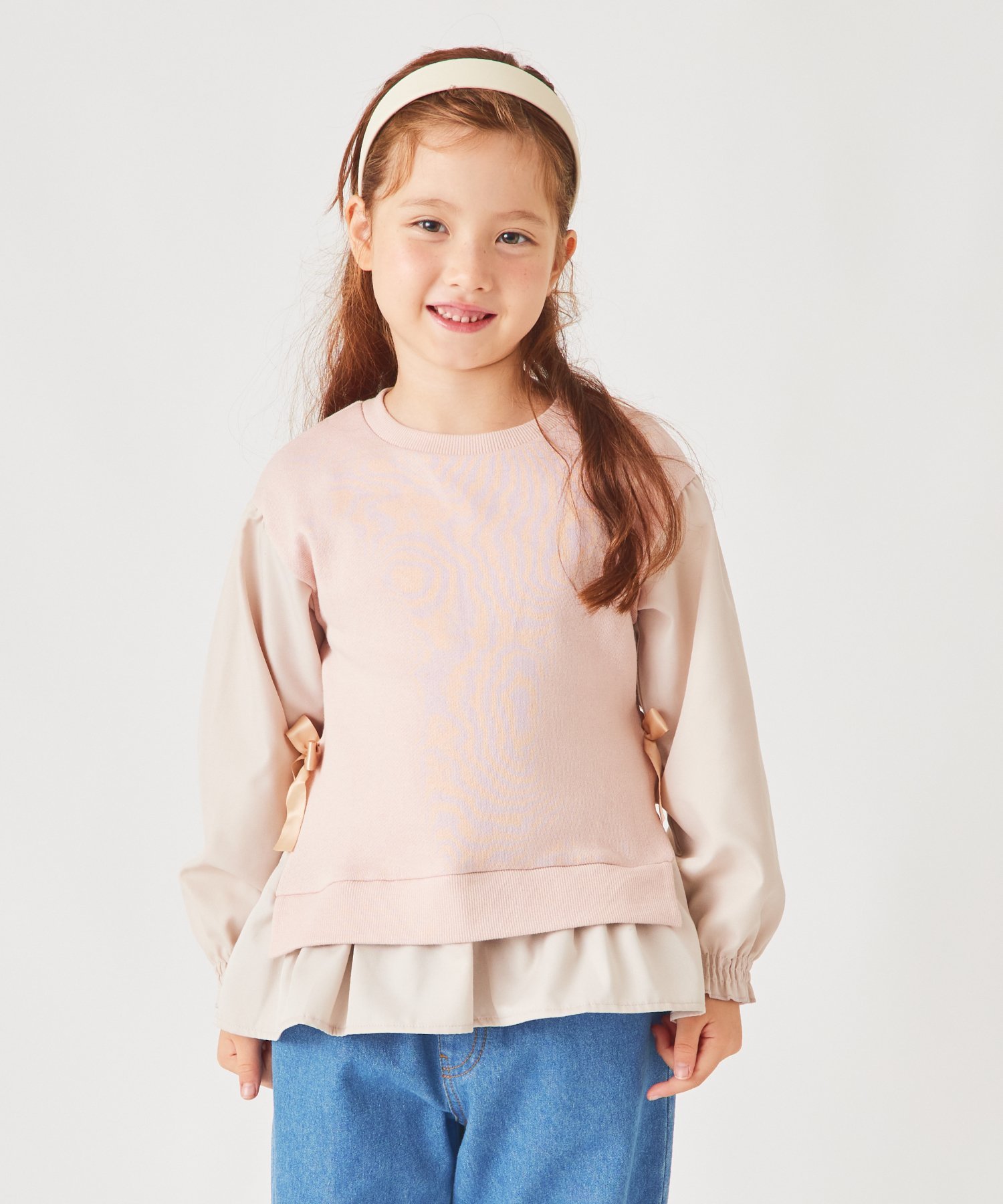 Пушистый силуэт пуловера Ever Closet, pink