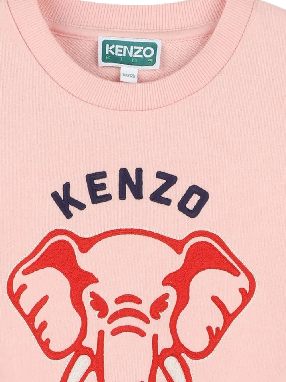 Толстовка с вышитым логотипом Kenzo Kids, розовый — фото 3