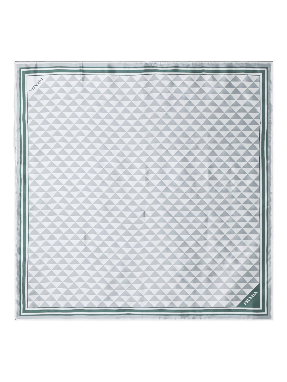 

Геометрический шарф Prada, серый