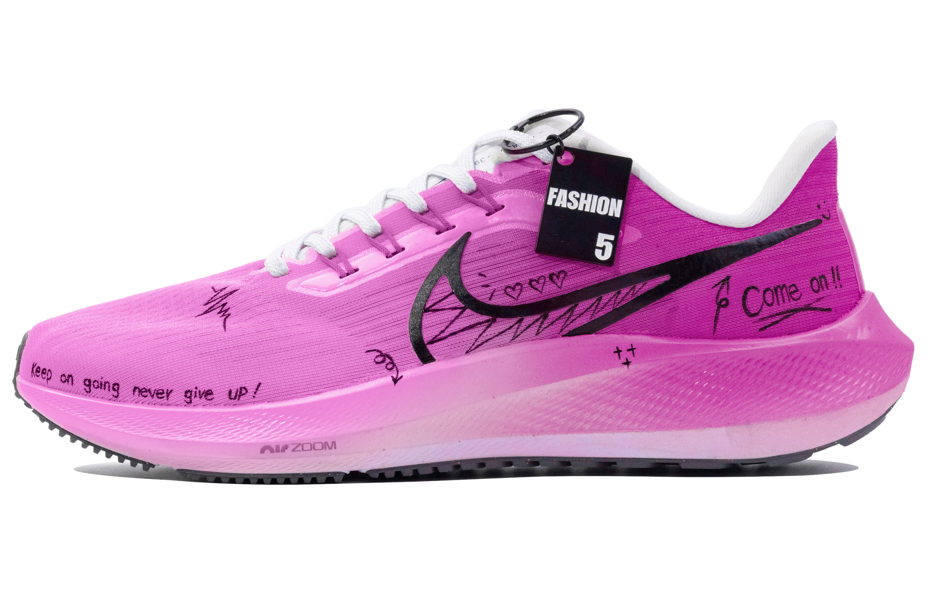 

Nike Кроссовки Air Zoom Pegasus 39 с амортизацией, износостойкие, низкие, мужские, розовые