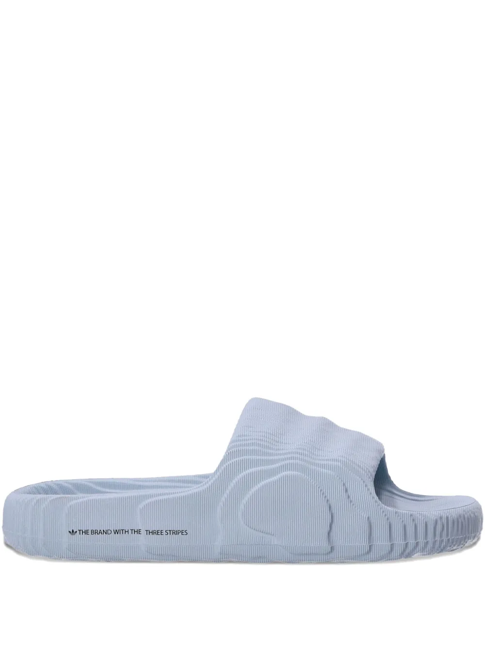 

Фактурные шлепанцы Adidas, синий