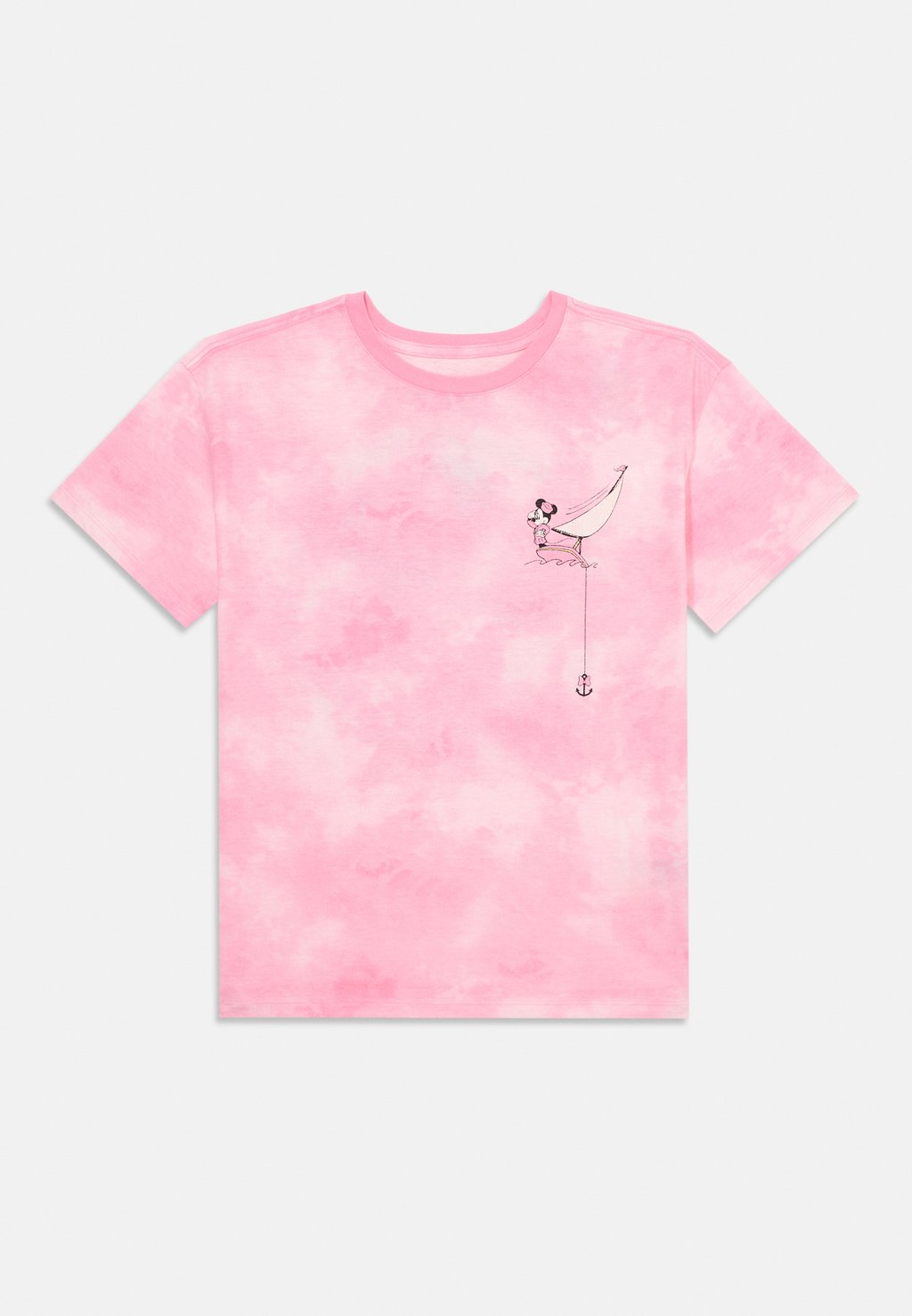 

Футболка с принтом TUNIC GRAPHIC MAY GIRLS GAP, фуксия