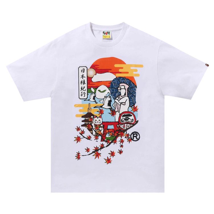 

Футболка BAPE Japan Culture Autumn Ape Head Tee, White