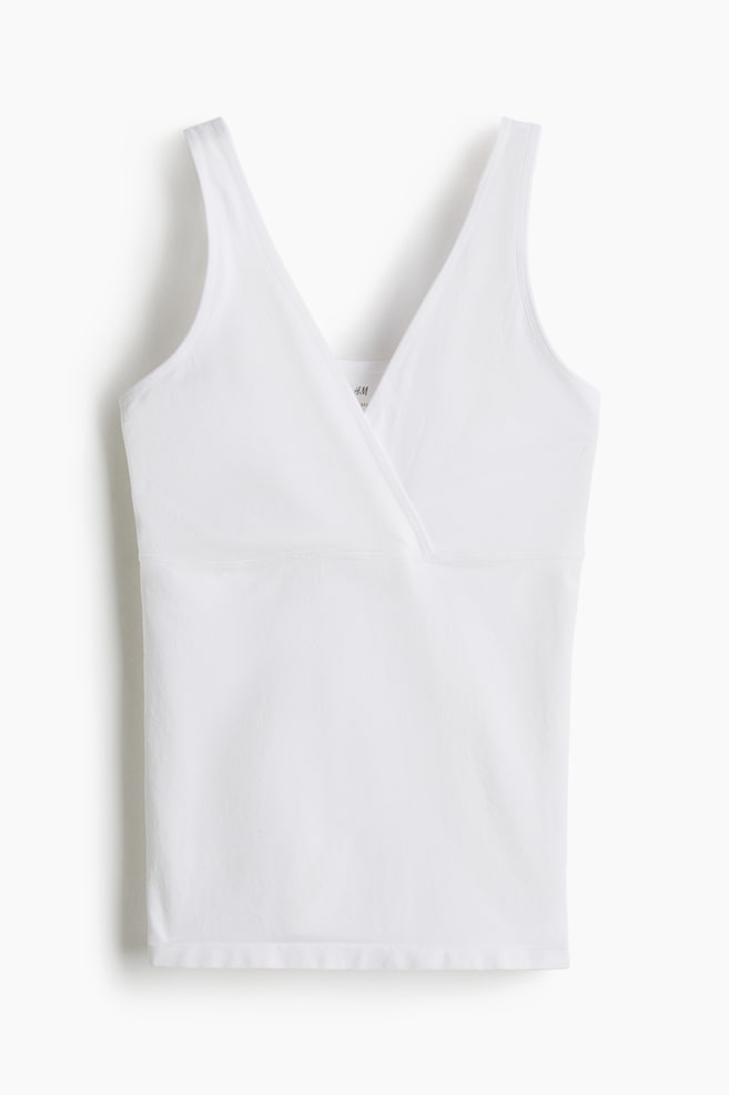 

Майка для кормления Mom бесшовная H&M, белый