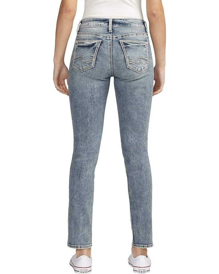 

Джинсы Silver Jeans Co. Suki Mid-Rise Straight Leg Jeans L93413ECF289, индиго