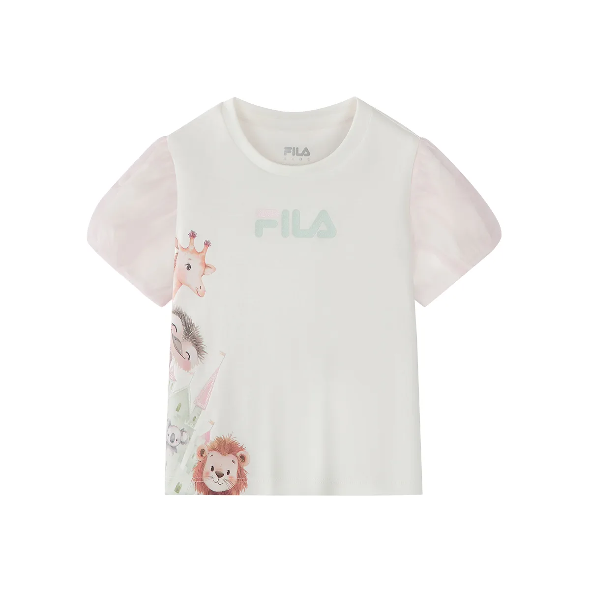 FILA KIDS Детская футболка с коротким рукавом Cloud White