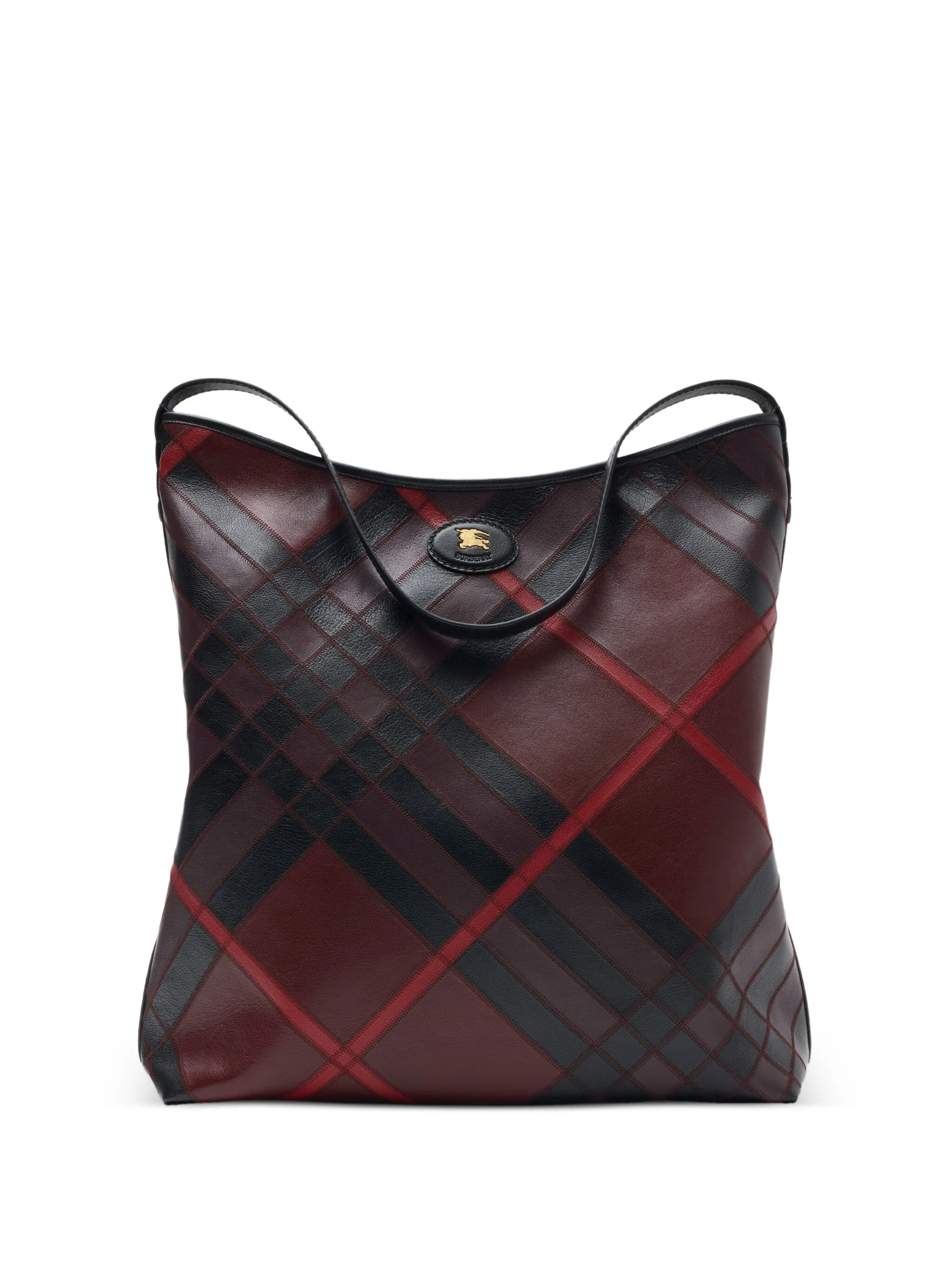 

Сумка на плечо в клетку Burberry, красный