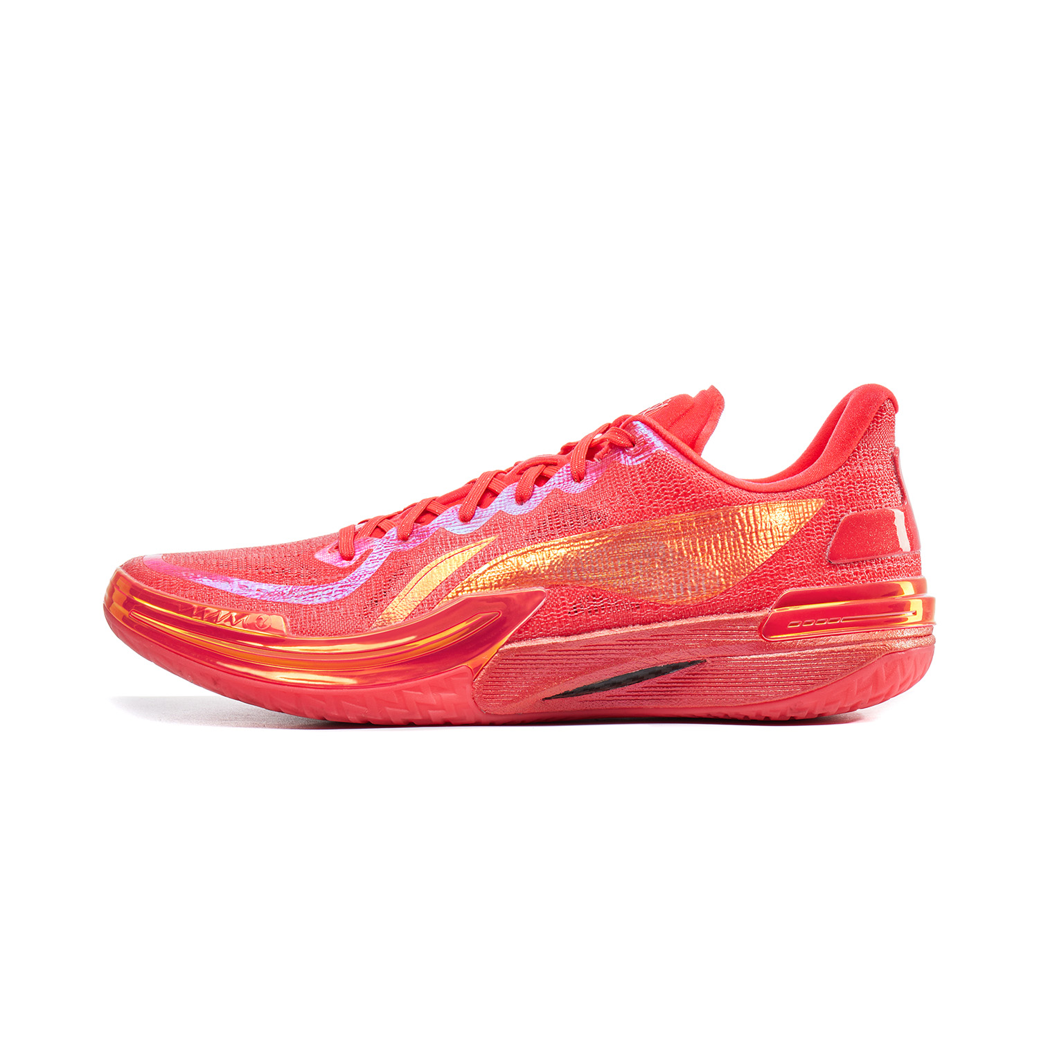 

LINING Баскетбольные кроссовки Gamma Cushioning с противоскользящей подошвой, износостойкие, легкие, с отскоком, низкие, мужские, красные
