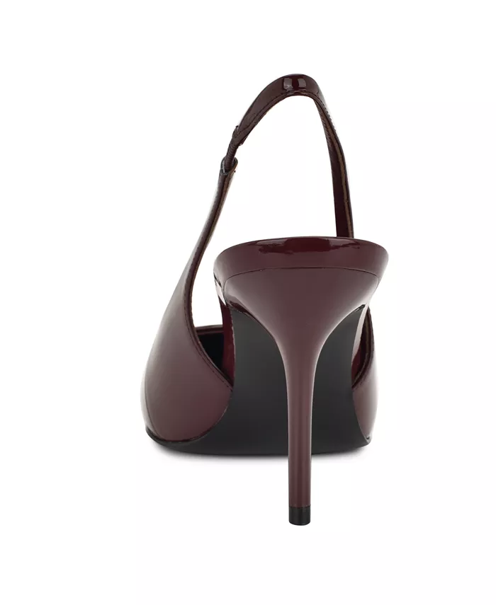Женские туфли-лодочки Palomma Slingback Stiletto Nine West, красный — фото 3