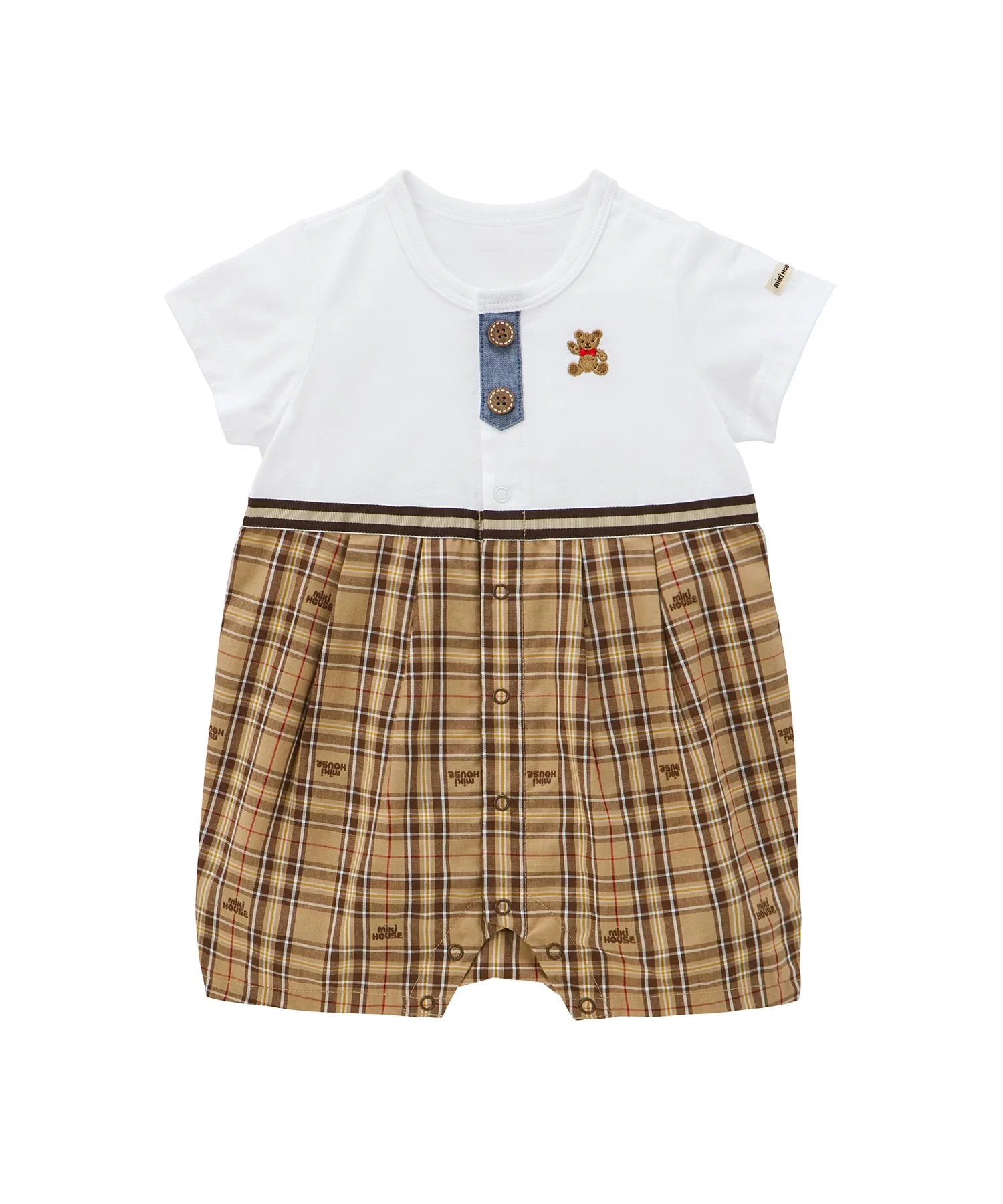 Комбинезон Mikihouse Bear Shortalls