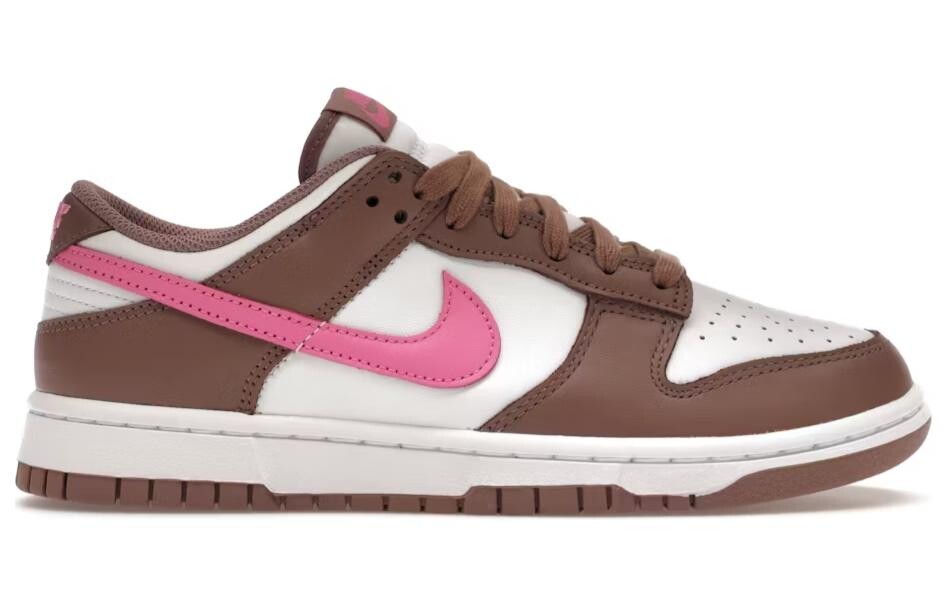 Женские кроссовки для скейтбординга Nike Dunk, Smokey Mauve/White/Playful Pink — фото 2