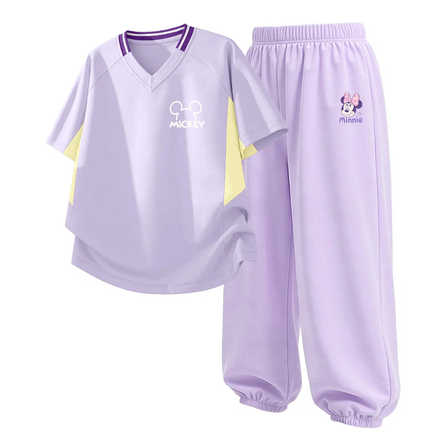 Детский спортивный костюм Casual Sportswear 2 Piece Set Disney, Thick Board Di Line K Purple+Di Cute Ni K Taro Purple