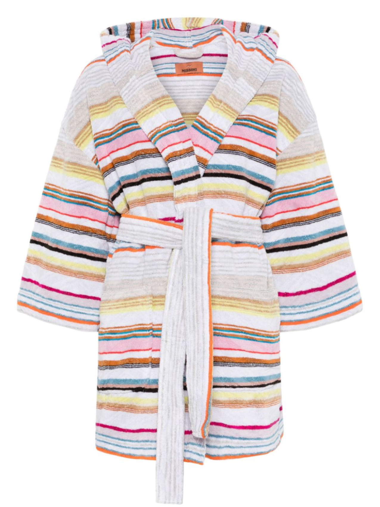 

Missoni Home халат в полоску, белый