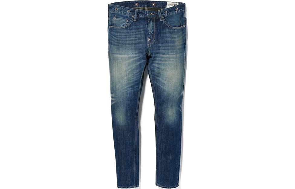 

A BATHING APE Джинсы мужские темно-синие Moderate Straight Fit