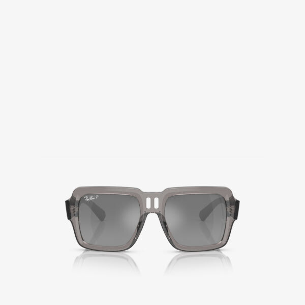 

Солнцезащитные очки RB4408 в квадратной оправе Ray-Ban, серый