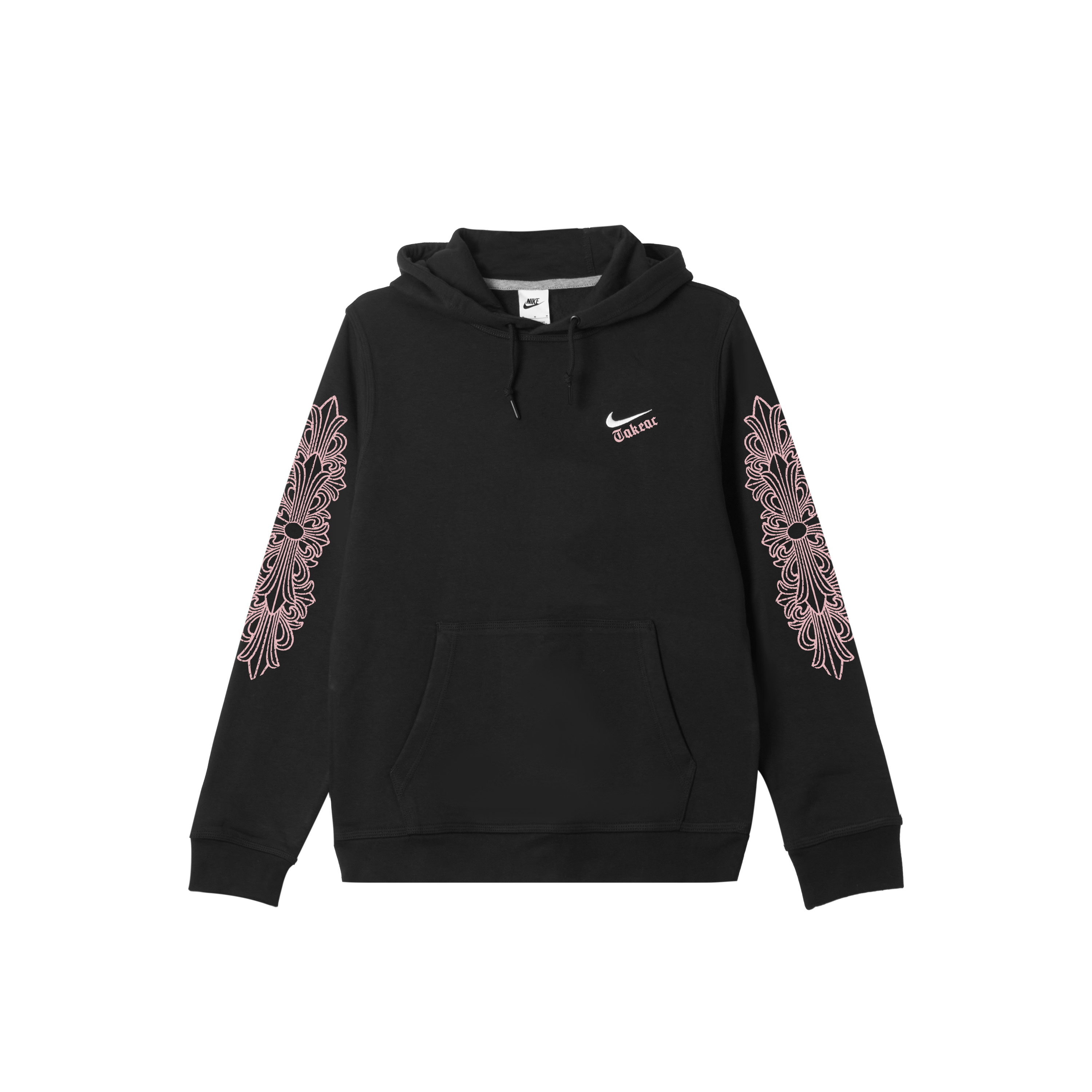 

Nike Мужская толстовка с капюшоном, черная, средней толщины