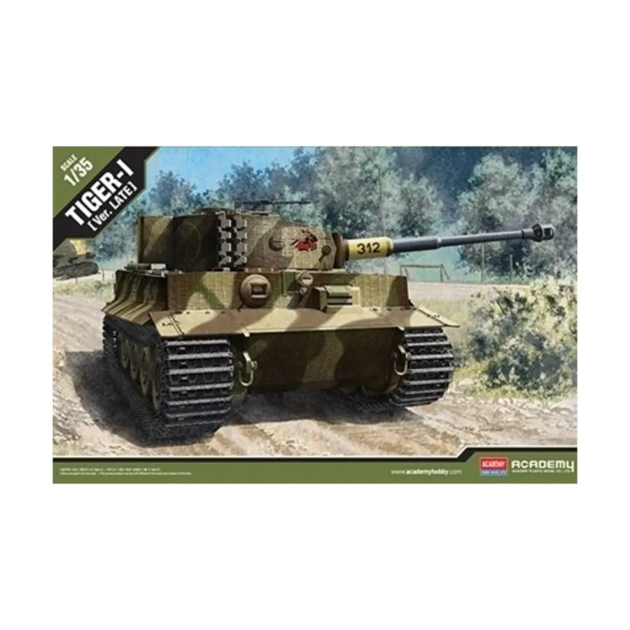 

Тигр I Поздняя версия, Military Model Kits (1:35) (Academy Hobby)
