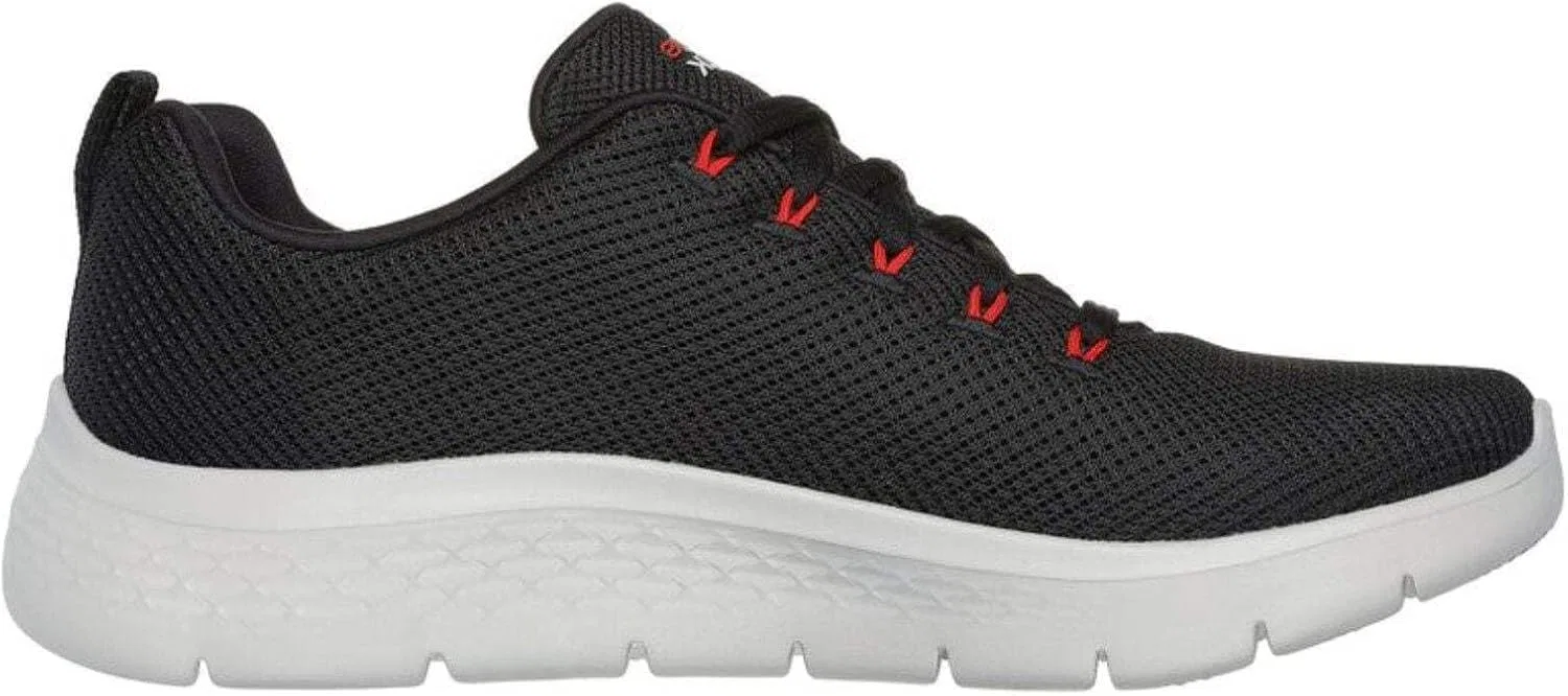 Кроссовки Skechers Go Walk Flex - Quota для мужчин, Black And Red Textile — фото 3