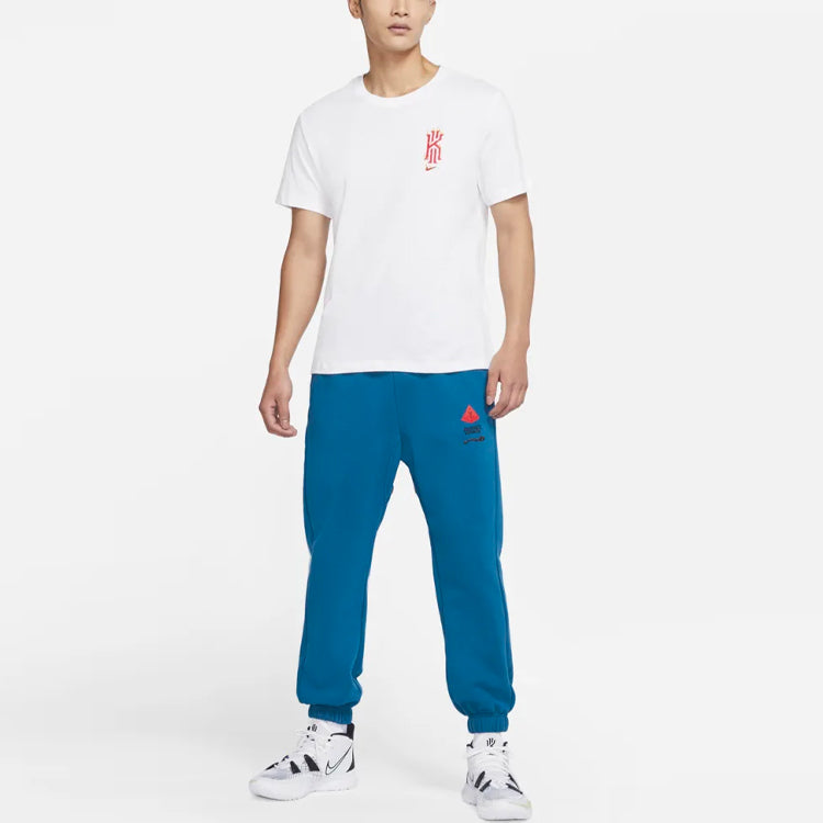 Спортивные брюки Men's Nike Basketball Training Fleece Lined Stay Warm Bundle Feet Sports Pants/Trousers/Joggers Blue DA6688-476 — фото 3