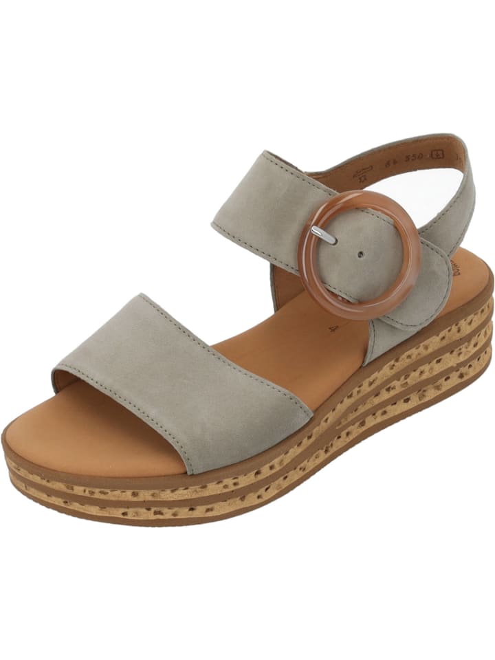 Сандалии на плоской подошве Gabor Fashion, цвет schilf (so.cogn.)