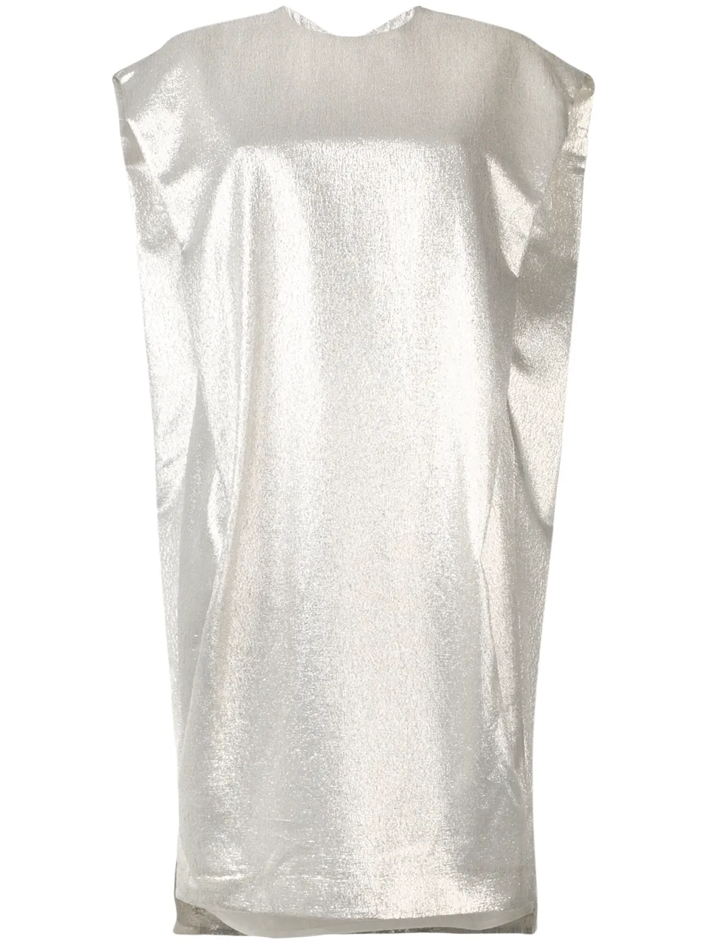 

Платье миди прямого кроя Poiret, золотой